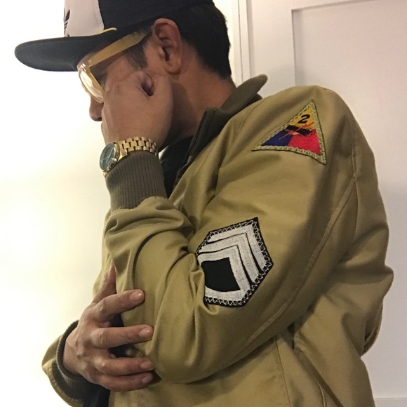 Men’s Swag Bomber Jacket size M - Picture 7 of 8